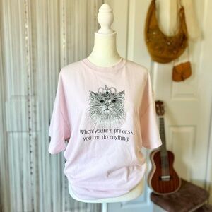 hanes graphic cat princess t-shirt